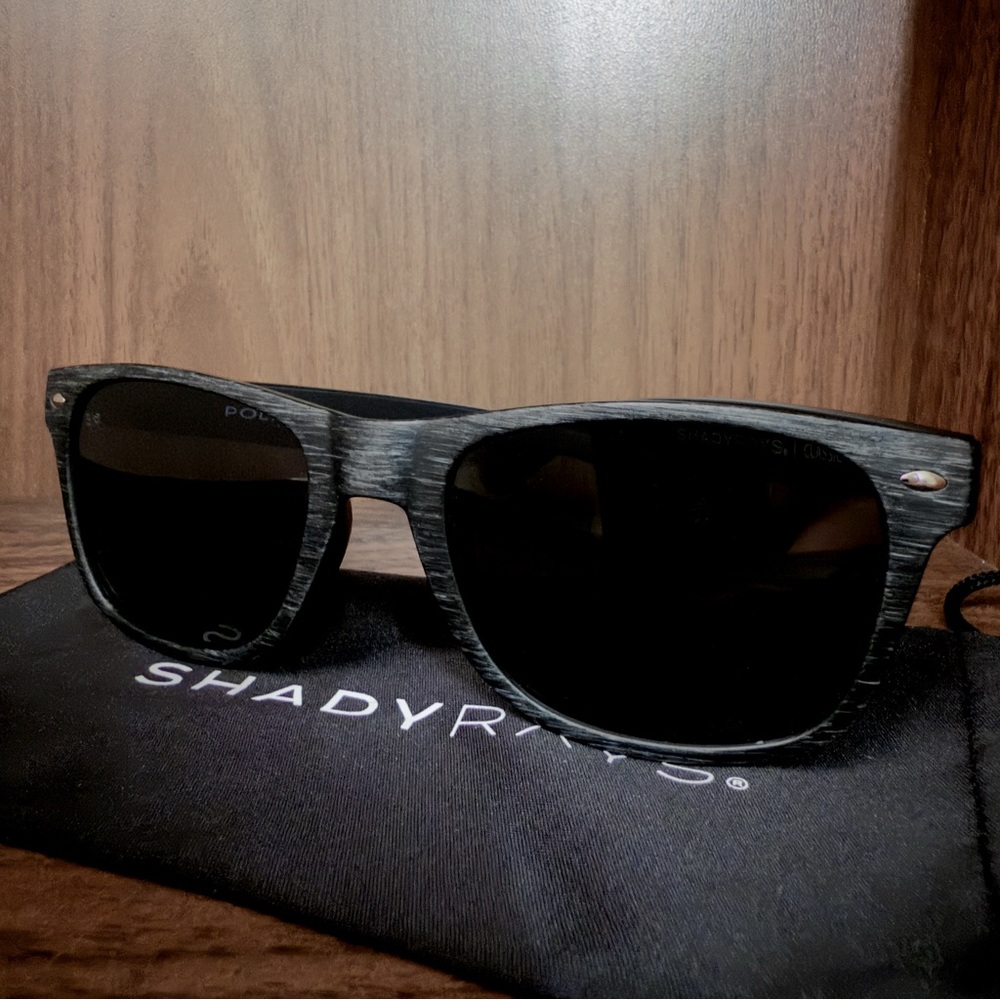 Shady Rays Classic “Black Timber” Polarized Sunglasses